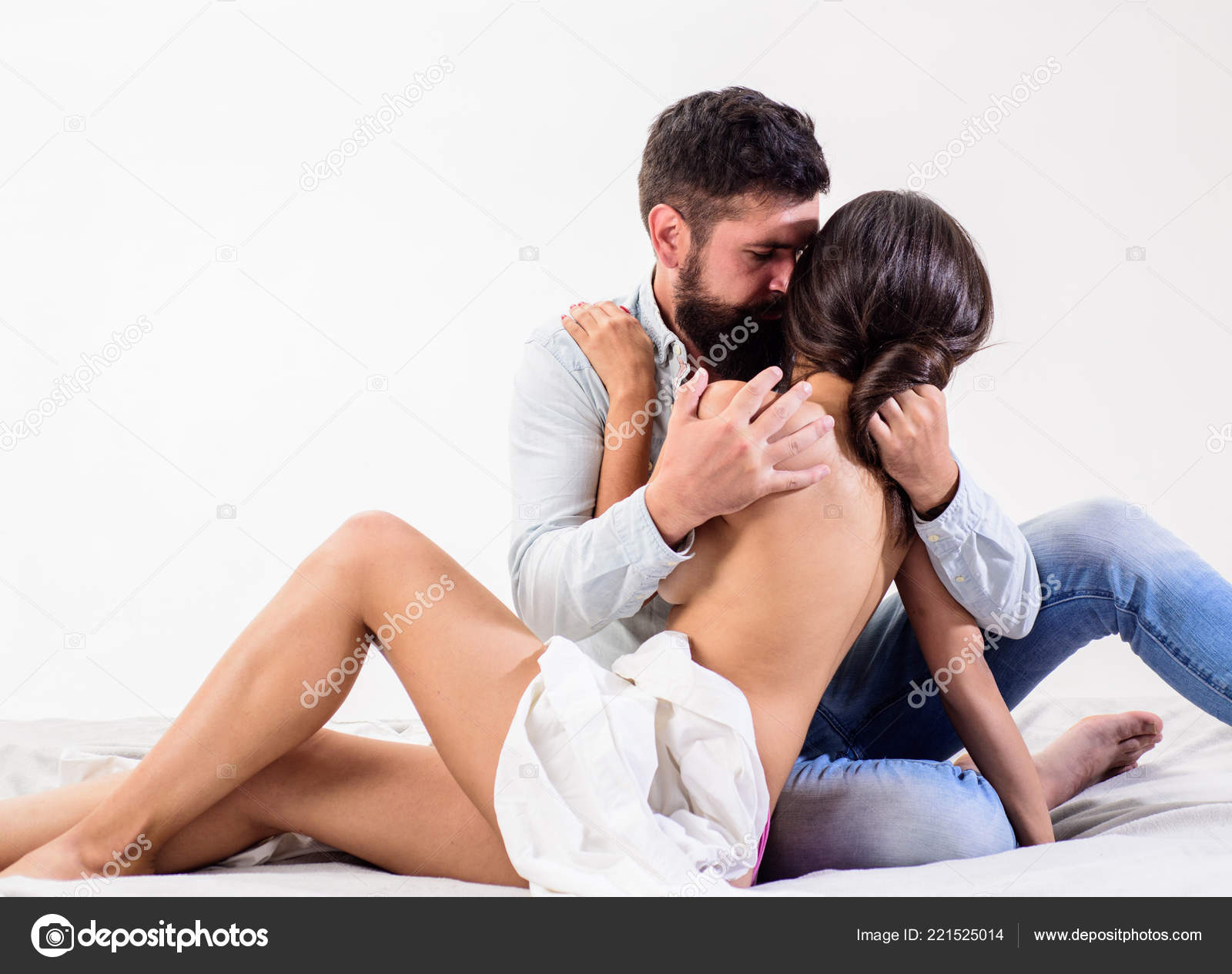 Nude girls masturbating each other