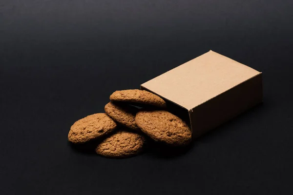 Ovesné sušenky jako chutné těsto prozatím. — Stock fotografie