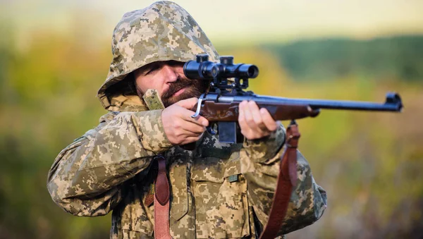 Hur Vända Jakt Till Hobby Maskulin Hobby Verksamhet Jaktsäsongen Guy — Stockfoto