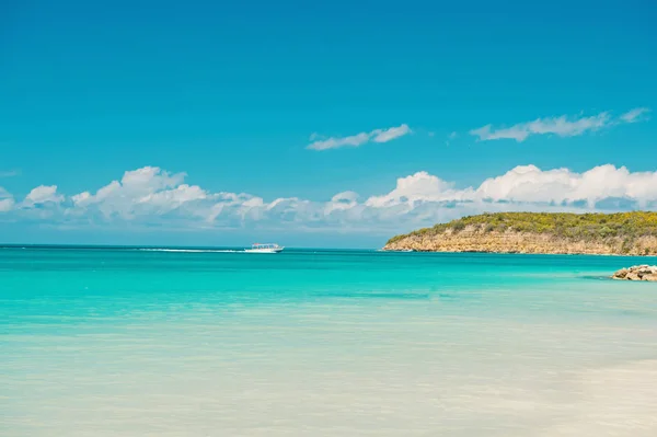 Hermosa vista marina sobre el mar Caribe — Foto de Stock