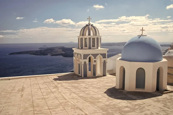 Greek bell tower — Stock Photo, Image