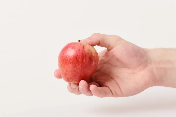 Apple in fresh and juicy color. Health and nutrition concept. — Stock Photo, Image