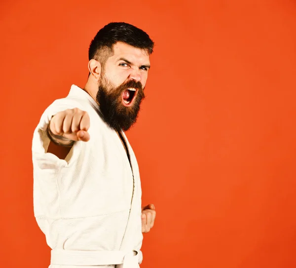 Jiu Jitsu master praxis attack eller försvar hållning — Stockfoto