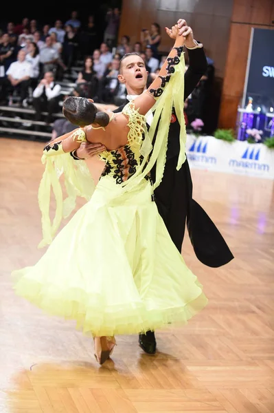 Stuttgart Germany August 2015 Unidentified Dance Couple Dance Pose Grand — Stock Photo, Image