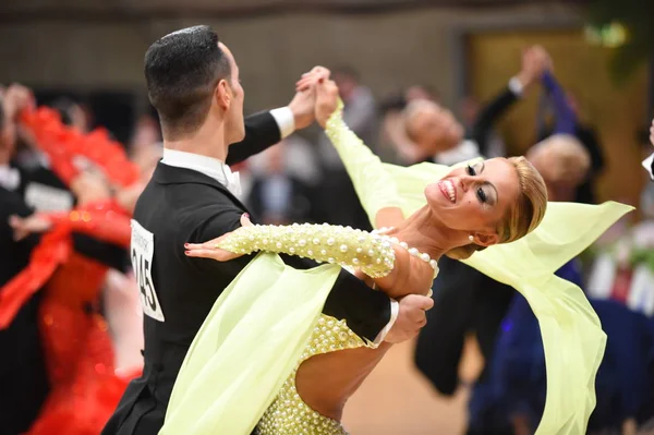 Stuttgart Germany August 2015 Unidentified Dance Couple Dance Pose Grand — Stock Photo, Image