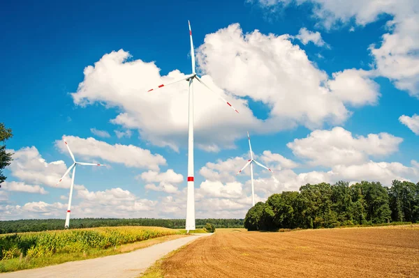 Wind farm in Lower Saxony, Germany — Stock Photo, Image