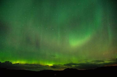 İzlanda'daki Northern Light