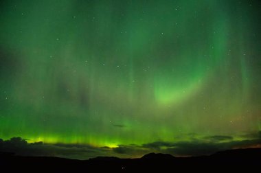 İzlanda'daki Northern Light