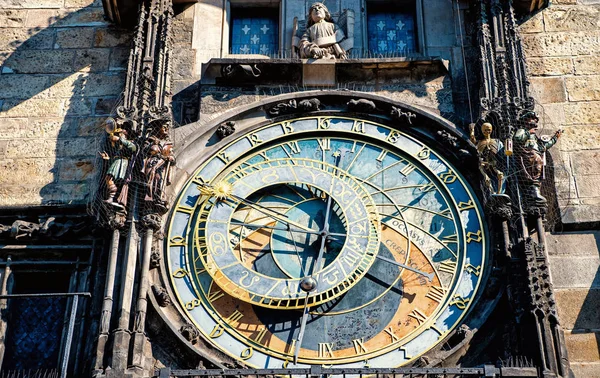 Prague Astronomical Clock in the Old Town of Prague — Stock Photo, Image