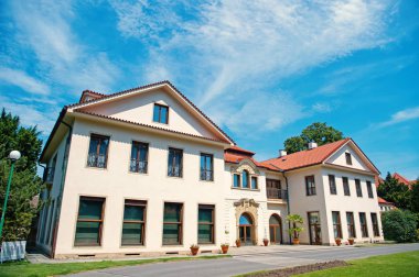 Mansion house ile pişmiş toprak çatı Prag, Çek Cumhuriyeti