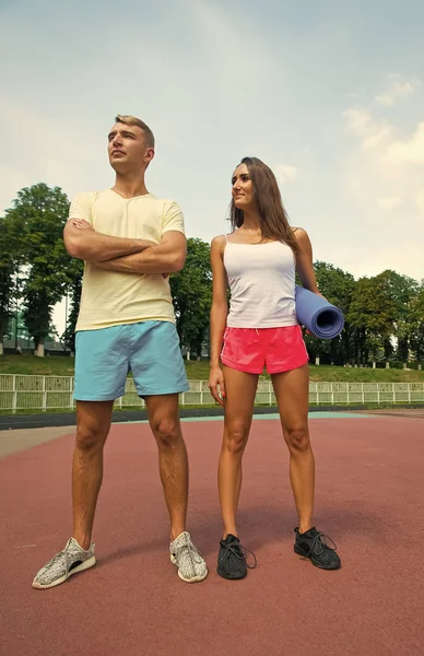 Sport e fitness coppia — Foto Stock