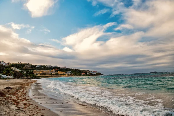 Paisaje marino en Philipsburg, San Martín — Foto de Stock