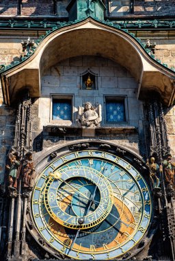 Prag 'ın Eski Kentinde Prag Astronomik Saati