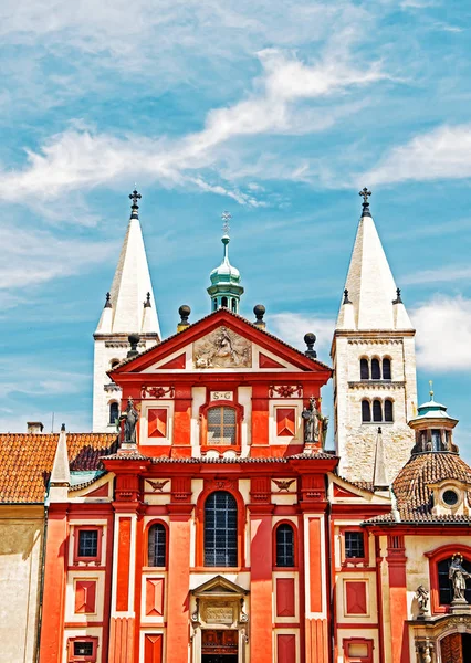 Church or saint george basilica in Prague, Czech Republic
