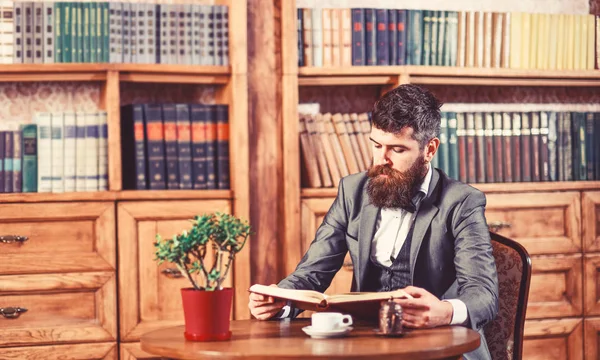 Pausa caffè, concetto di svago. Istruzione e intelligence . — Foto Stock