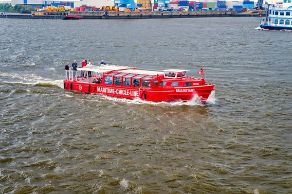 Línea de Círculo Marítimo en Hamburgo — Foto de Stock