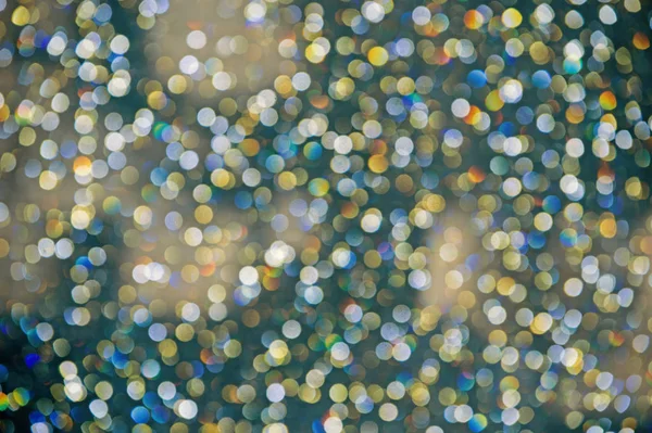 Abstract colorful Bokeh circles Christmas background — Stock Photo, Image