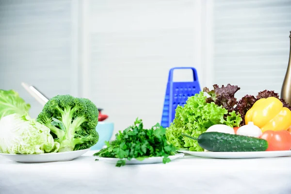 Healthy food cooking. Preparation and culinary concept. fresh and healthy. Culinary recipe. Dieting and organic food. Vegetarian concept. Salad with fresh summer vegetables. This is my favorite food — Stock Image Healthy food cooking. Preparation and culinary concept. fresh and healthy. Culinary recipe. Dieting and organic food. Vegetarian concept. Salad with fresh summer vegetables. This is my favorite food Stock Image