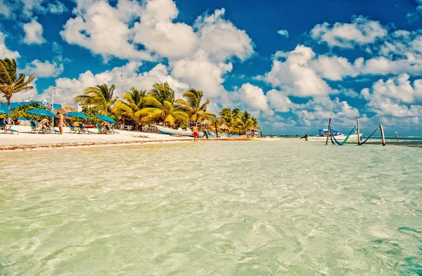 Nyaralás, utazás koncepció. Costa Maya, Mexikó — Stock Fotó