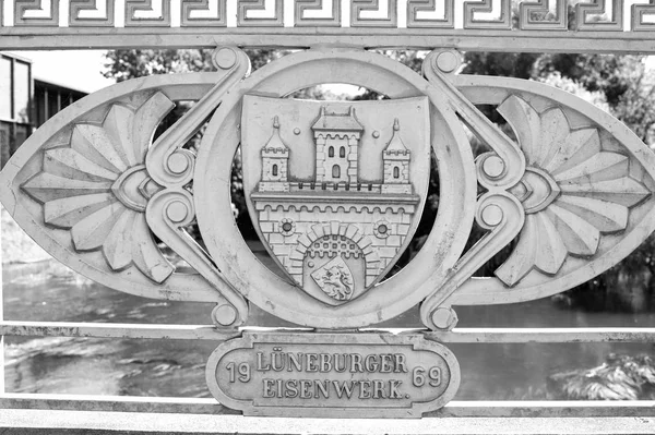 Escudo de armas del castillo luneburg — Foto de Stock