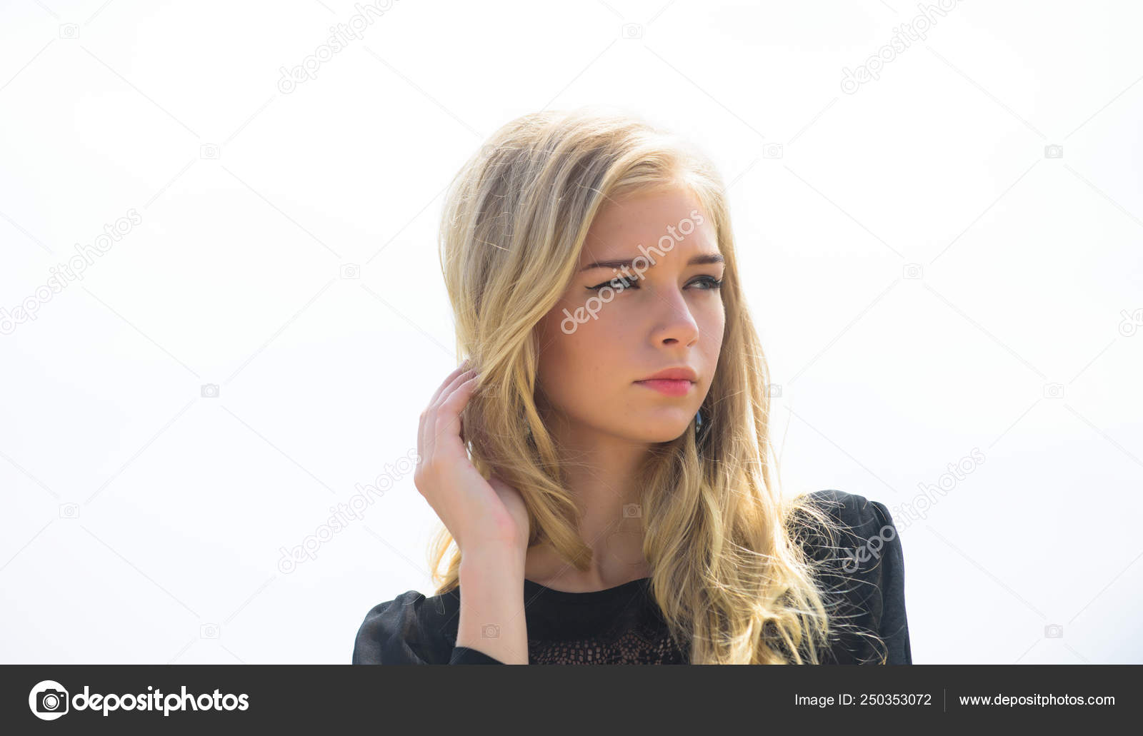 How To Take Care Of Bleached Hair Girl Tender Blonde Makeup Face