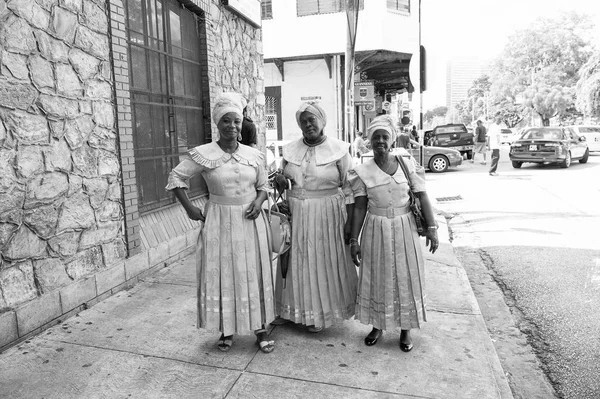 Afroamerické ženy etnických zpěváci — Stock fotografie