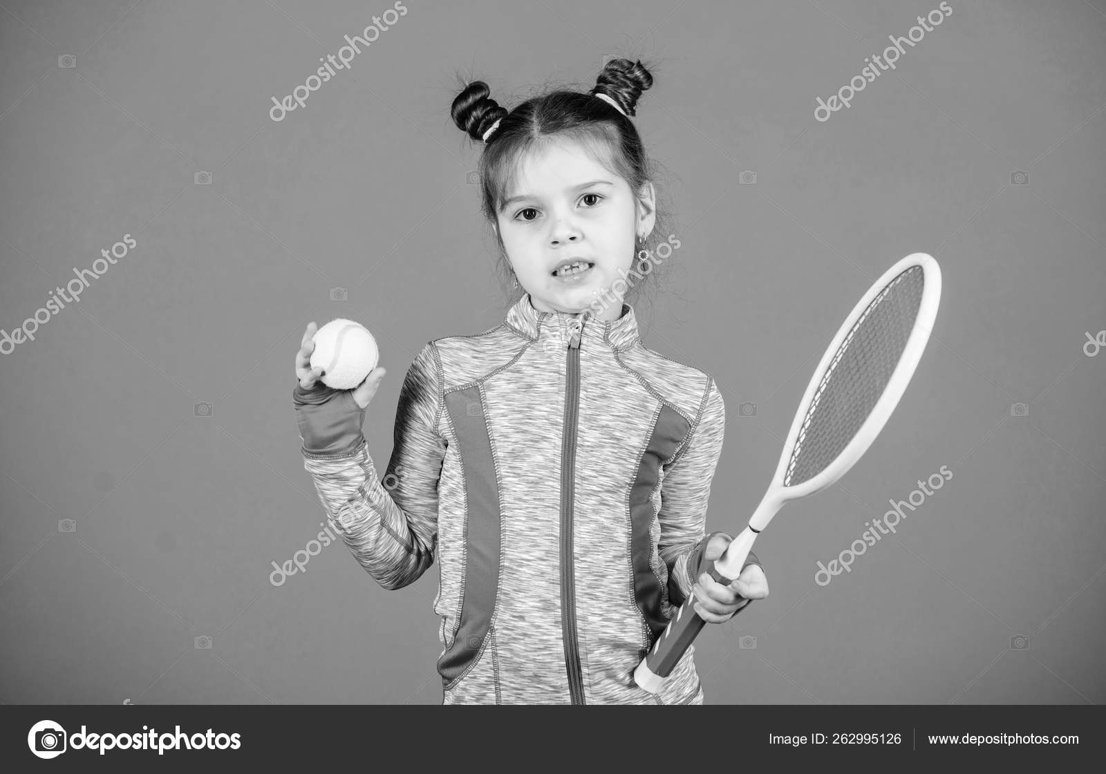 Sport Upbringing Small Cutie Likes Tennis Little Baby Sporty