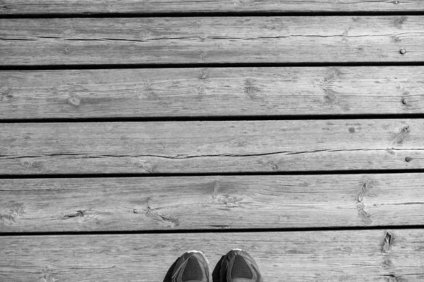 Fondo texturizado de madera gris — Foto de Stock