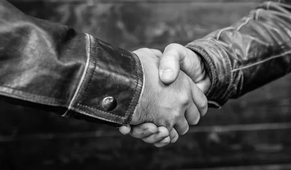 Handshake gesture concept. Partnership and business deal. Successful deal handshake. Handshake approving sign. Agreement compromise arrangement. Shaking hands close up. Handshake friendly gesture