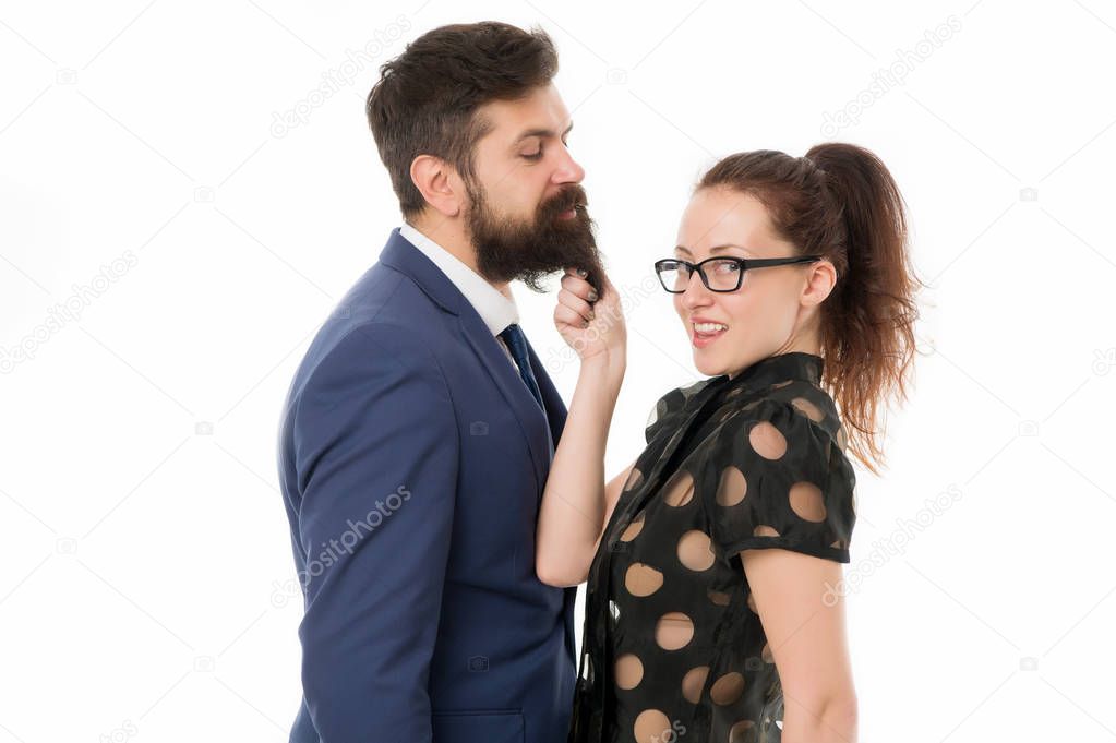First impressions are everything. Man and woman compete for job position. Gender equality. Business rivalry concept. Labor market competition. Job interview. Office job lifestyle. Career at company