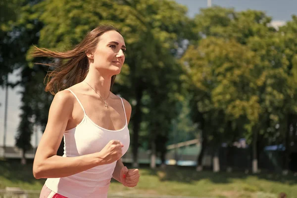 Runner sulla concorrenza e il successo futuro . — Foto Stock