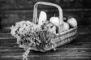 Ev yapımı sebze. Taze organik sebze hasır sepet. Sonbaharda hasat kavramı. Sonbaharda hasat sebzeler kırpar. Yörede yetiştirilen doğal gıda. Çiftçi pazarı. Canlı ve renkli sebze