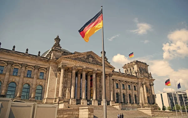 德国国会大厦，德国议会的所在地 — 图库照片