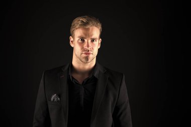 Genç ve deneyimli. Kendini moda arıyorsunuz işadamı istihdam. İş kanepe ya da uzman. Ofis çalışanı. İş adamı. Formal giyim iş adamı. Yakışıklı adam, iş tarzında kopyalama alanı