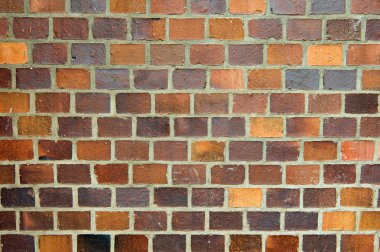 Duvar arka plan üzerinde yüzey. Soyut arka plan. Dekor ve tasarım. Kırmızı tuğla duvar doku arka plan. Yapı malzemesi konsepti. Endüstriyel arka plan boş grunge kentsel depo tuğla duvar