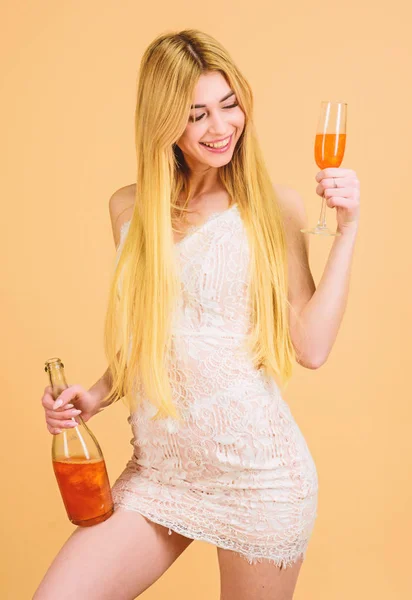 hangover. Party celebration. Bad habit. wedding and birthday toast. Sommelier woman at work. Drinking brandy. sexy woman drink alcohol. wine bottle and glass. Hard drink. Sweet and soft