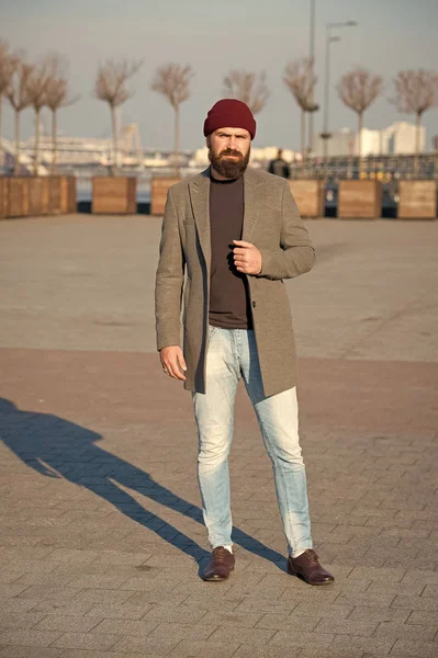 Hipster outfit. Stylish casual outfit for fall and winter season