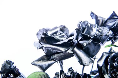 lüks ve başarı. metalı antikdekorasyon. doğal güzellik. zenginlik ve zenginlik. gümüş gül çiçeği. floristics iş. Vintage. Dövme ve heykel
