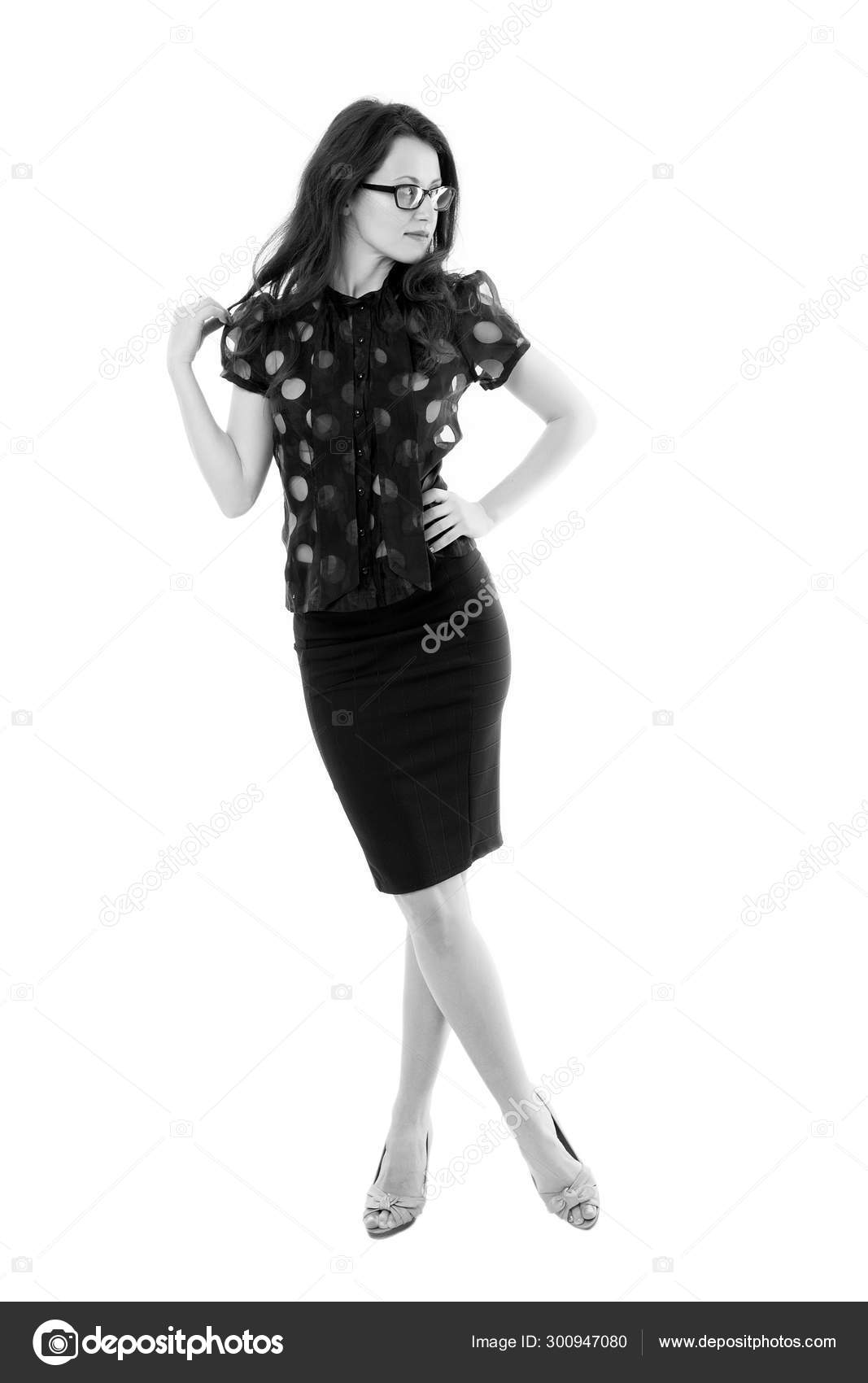 Office fashion. Successful independent woman. Lady business coach. Woman  attractive teacher or lecturer. Business lady office manager. Business  speaker. Girl tight clothes high heels office outfit Stock Photo by  ©stetsik 300947080