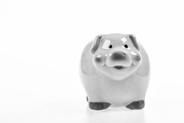 para tasarrufu. gelir yönetimi. mali sorun. Bütçe Planlama. beyaz üzerinde izole kumbara. alanı kopyalayın. Piggybank ve para. bir oyuncak domuz kumbara şeklinde yatırımlar. Dinlenmek için zaman