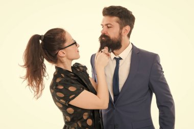 Office aşk ve flört. Kalbi ile oynamak. Flört sanatı. Seksi sekreter flört. Onun kirli sırlarını bilerek. O bilir nasıl başarı elde etmek. İş arkadaşları adam sakal ve flört güzel kadın