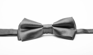 Düğün aksesuarları. Zarif bir görünüm. Esthete detayı. Modern resmi tarz. vintage ve retro tarzı. Damat düğünü. erkek papyon beyaz izole. Moda aksesuarı. şık sanat yönetmeni