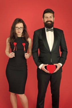 long intimate pleasure. viagra. big size concept. man who thinks with his penis. erection. Adult store. impotence. formal couple. love and sex. sexy couple in love. man girl with heart on tits, penis