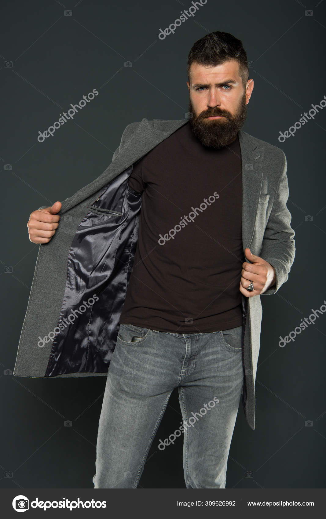 Chaqueta Traje Moda de Manteniendo la