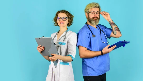 Fall for Health. Doctors group. confident successful colleagues. Medical team of doctors. Medical staff people. Team of doctor and nurse meeting cooperating. discussing diagnose. doctors in hospital — Stock Photo, Image