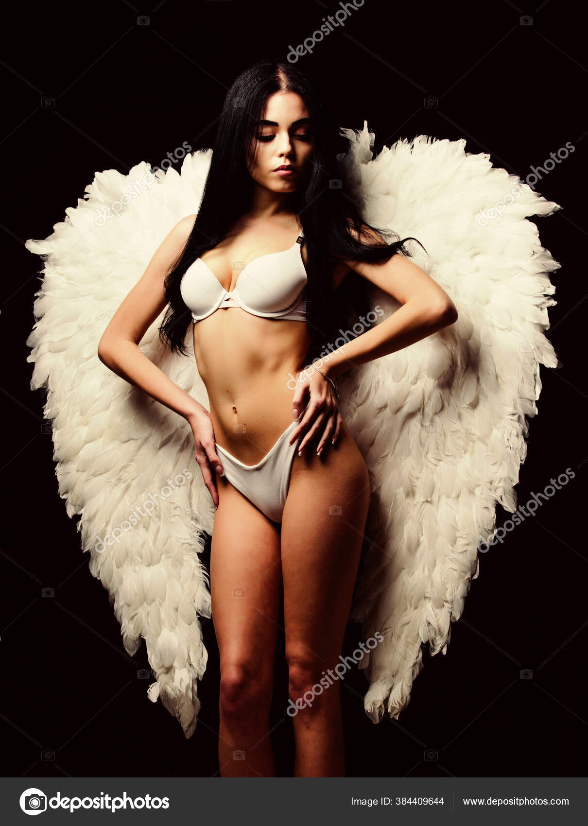 Accesorio de alas de pluma de angel. Provocar el deseo sexual. Amantes divinos. Un cuerpo impecable. Angel caido. Atractivas alas de angel sensual mujer. Chica pura inocente. Show erotico. Feminidad y...