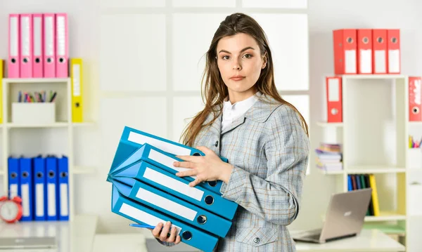 Every detail must be perfect. busy office worker. formal fashion style. stylish woman work at workplace. girl follow dress code. businesswoman with laptop. elegant woman with document folder