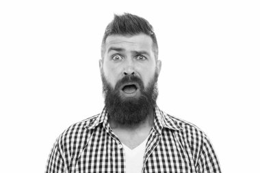 İnanılır gibi değil. Merak ediyorum. Yakışıklı, şaşırmış bir adam. Şaşırmış adam kıllı ve saç stili. Erkek güzeli. Berber kuaförü. Sakallı, şaşırmış adam. Duygusal bir ifade. Şaşırmış yüz.