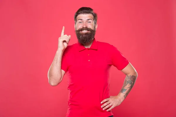 Trabalho Intelectual. Homem com barba a tomar uma decisão. Empresário atraente homem maduro. Pensamento hipster barbudo. Uma boa decisão precisa de tempo. Uma ideia recente. Ideia conceito. Tenho uma ideia. Processo cognitivo — Fotografia de Stock