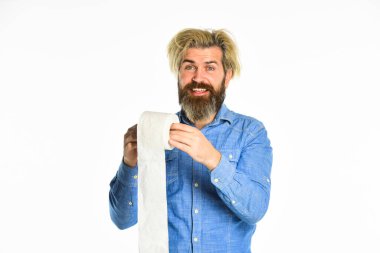 Yumuşak ve cildine iyi gelir. Tuvalette sorun var. WC ve tuvalet. Kısırlık ve saflık kavramı. Tipik sabah rutini. Tuvalet kağıdı al. Mide sorunları olan hippi tuvalet kağıdı tutuyor.